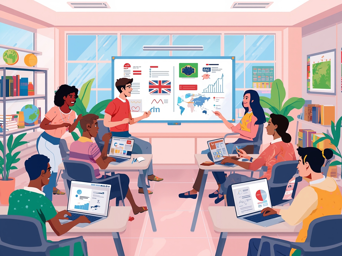 Engelska språklektioner på Trendstmal